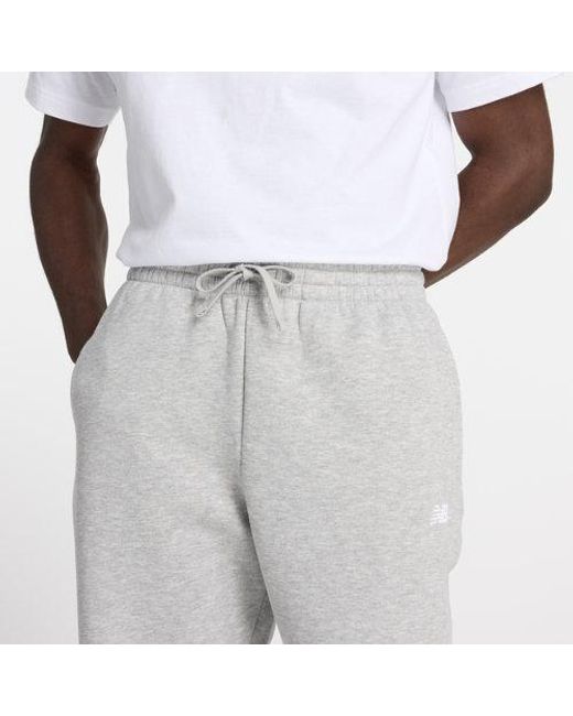 New Balance Gray Sport Essentials Fleece Jogger for men