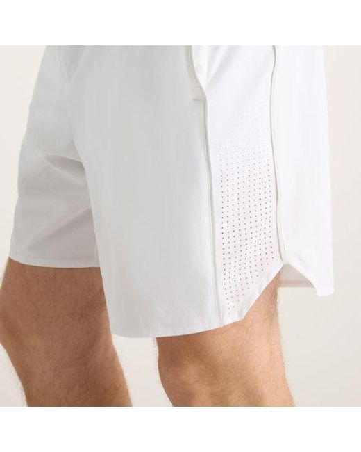 New Balance White Tournament Short for men