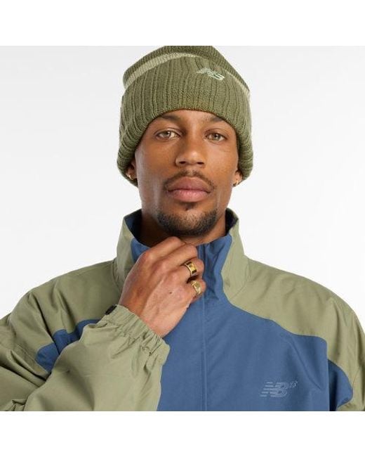 New Balance Blue Numeric Waterproof Jacket for men
