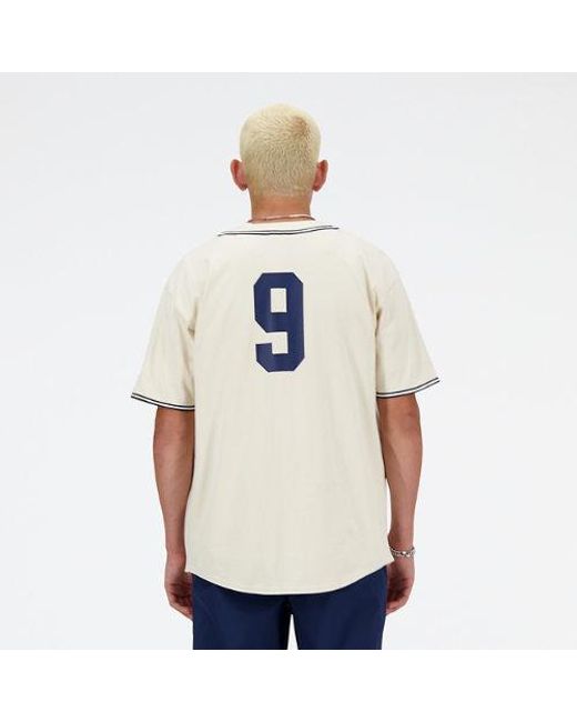 Homme Sportswear'S Greatest Hits Baseball Jersey En, Polywoven, Taille New Balance pour homme en coloris White