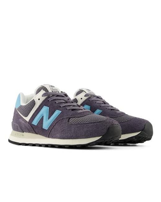 New Balance Blue 574 Sneakers