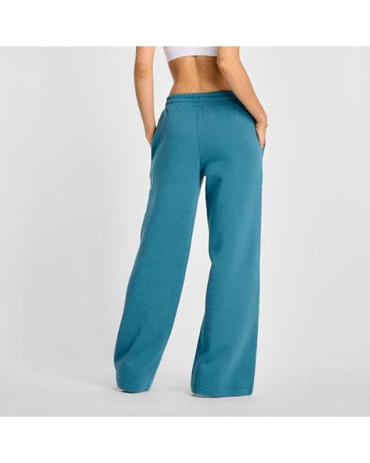 New Balance Blue Fleece Wide Leg Pant