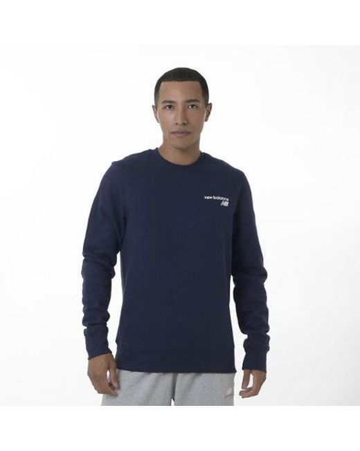 New Balance Herren Nb Classic Core Fleece Crew in Blue für Herren