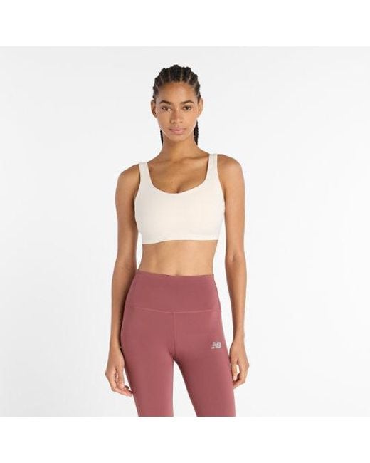 New Balance Pink Damen Nb Harmony Yoga Bra