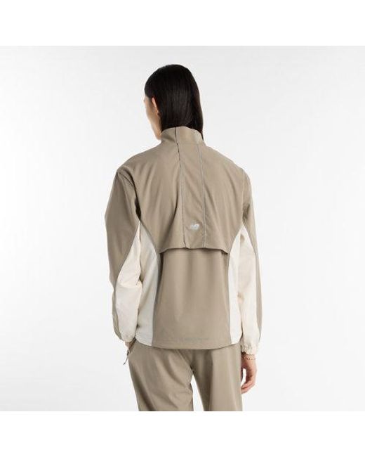 New Balance Run Energy Jacket in het Natural voor heren