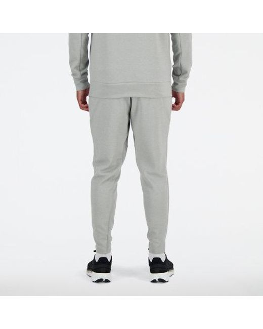 New Balance Gray Tech Knit Pant for men