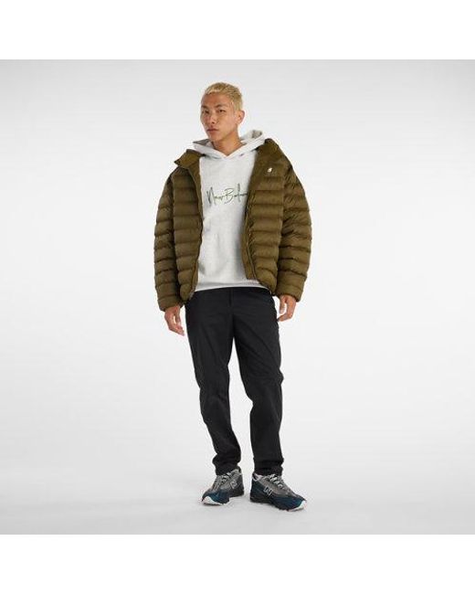New Balance Gray Athletics Signature Hoodie for men