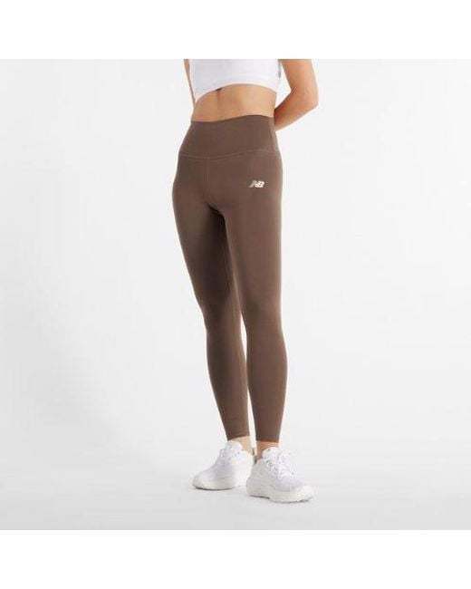 New Balance Brown Nb Harmony High Rise Legging 27"