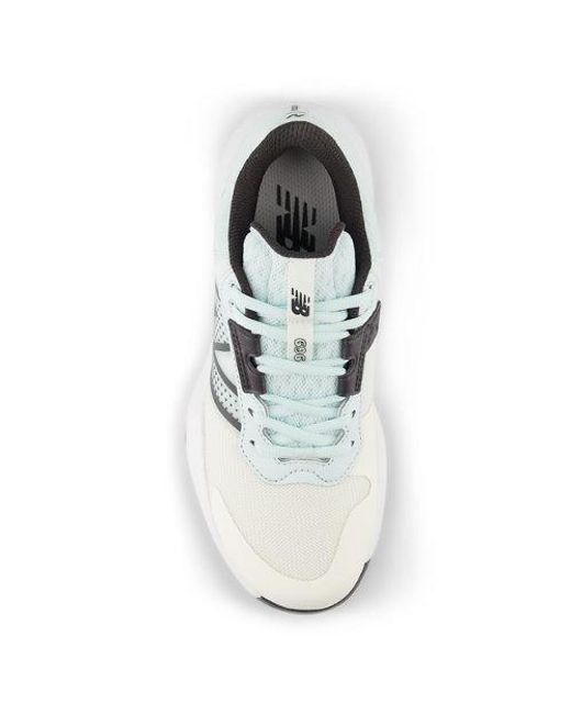 New Balance White 696V6 Tennis Shoes