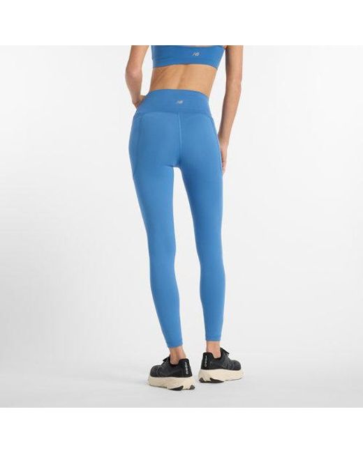 New Balance Blue Nb Harmony Pocket High Rise Legging 25"