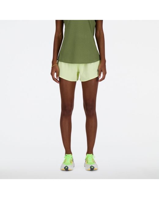 Rc short 3" in verde di New Balance in Green