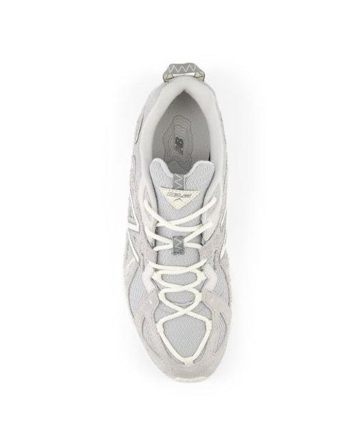 New Balance 610v1 In Grey/white/brown Suede/mesh for men