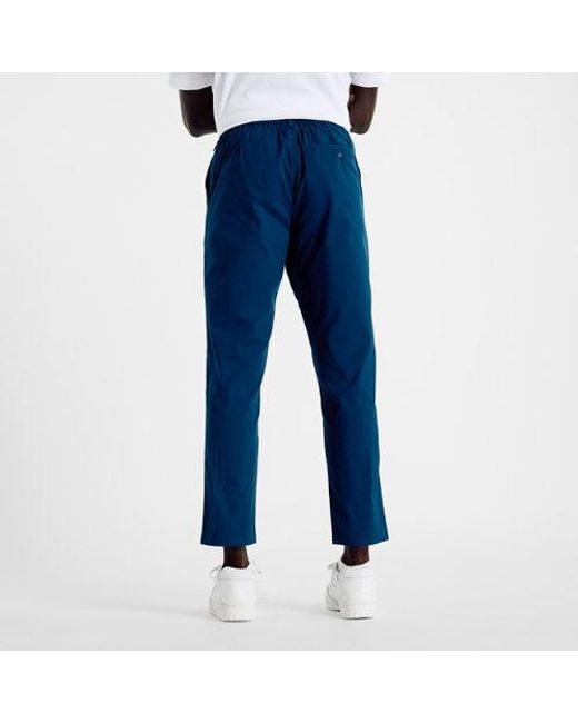 New Balance Blue Athletics Standard Tapered Pant 28" for men