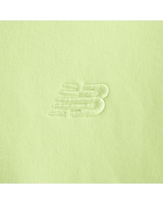 New Balance Green Athletics french terry hoodie in grün