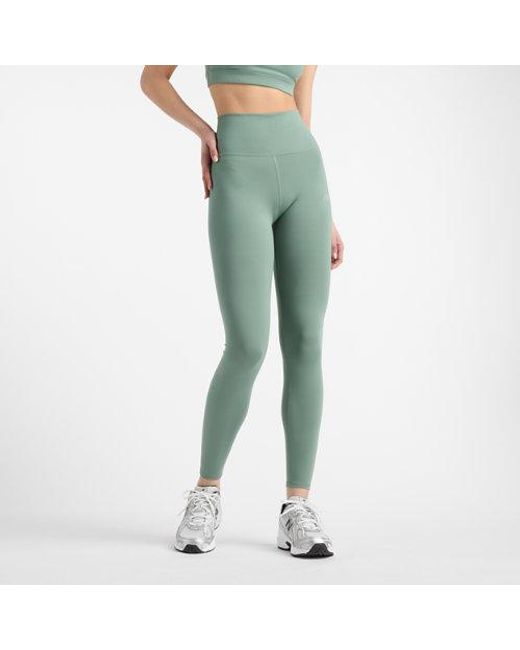 New Balance Green Nb Harmony High Rise Legging 27"