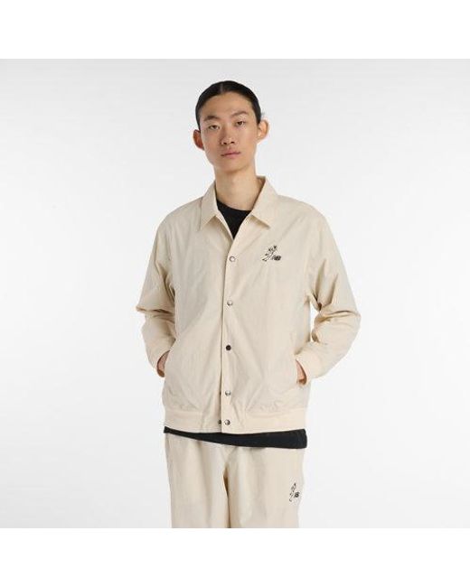 New Balance Natural Shohei Signature Woven Nylon Jacket for men