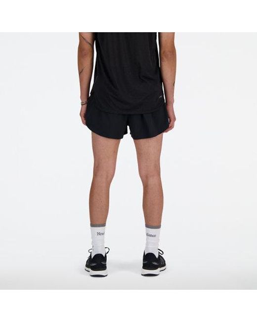 Homme Rc Split Short 3&Quot; En, Polywoven, Taille New Balance pour homme en coloris Black