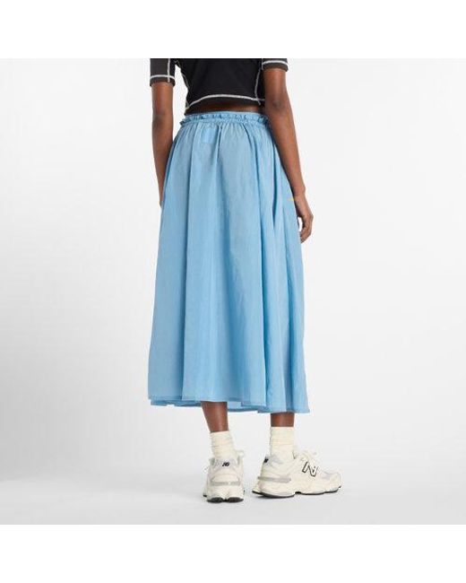 New Balance Blue Damen Nb Circular Skirt