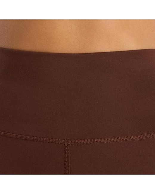 New Balance Brown Nb Harmony High Rise Short 6"