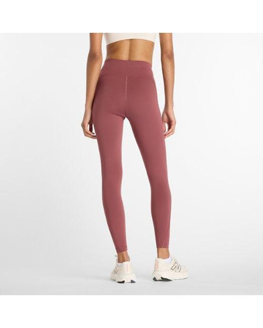 New Balance Red Rc Legging 25"