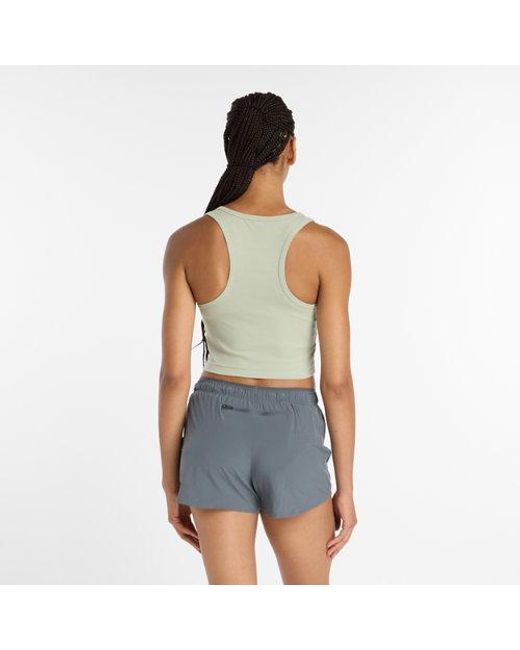 New Balance Blue Micro-Rib Tank