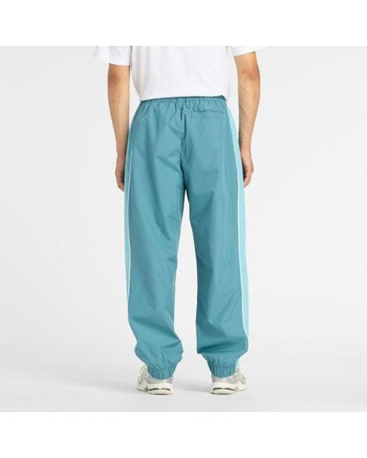 New Balance Blue Trackside Woven Pant for men