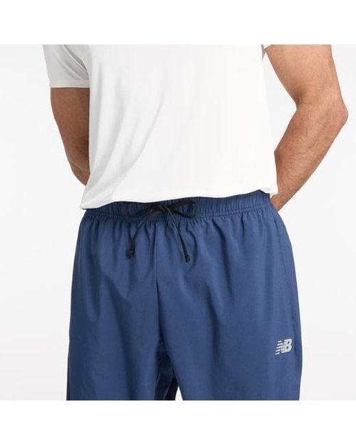 New Balance Blue Sport Essentials Woven Jogger for men