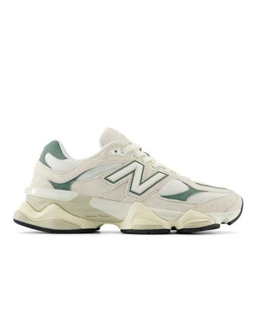 9060 En, Gamuza/Malla, Talla New Balance de color White