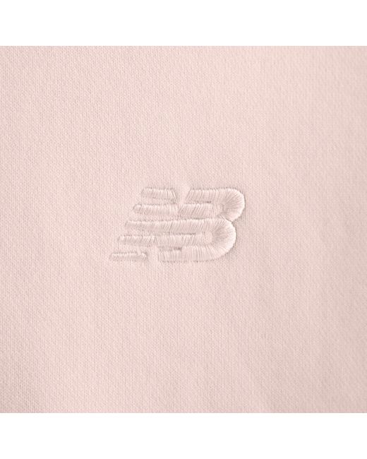 New Balance Pink Athletics French Terry Hoodie