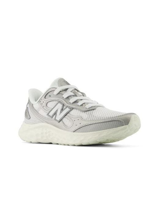 New Balance Gray Fresh Foam Arishi V4 Metallic Reflection Nb Warists4