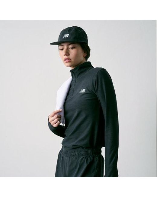 New Balance Black '47 5 Panel Run Hat