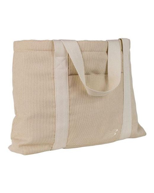 New Balance Natural Corduroy Tote Bag