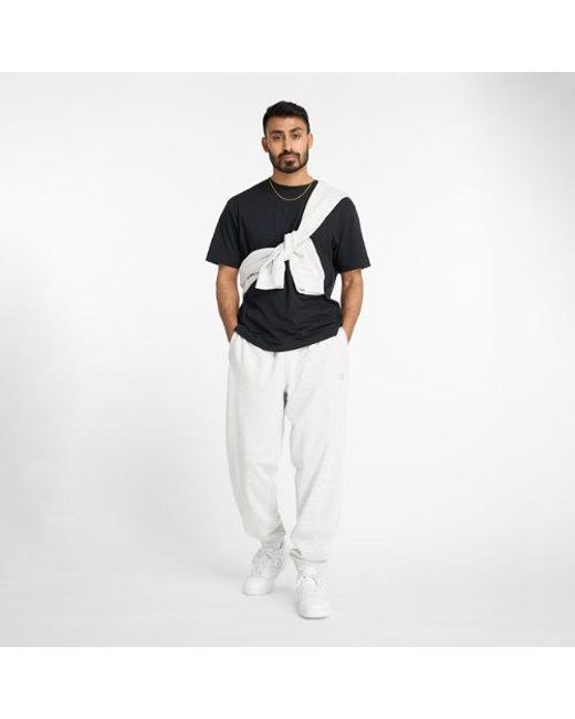 New Balance Gray Athletics French Terry Jogger for men