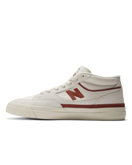 New Balance Nb Numeric Franky Villani 417 In White/red Suede/mesh for men