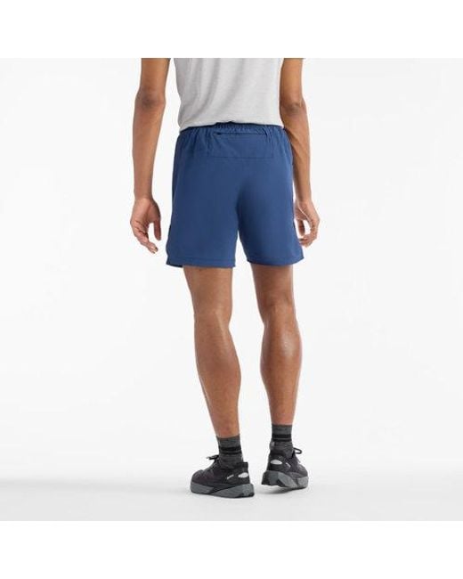New Balance Blue Rc Essential Short 7" for men