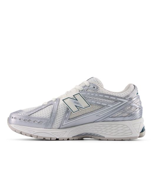 New Balance 1906r In Grey/white/green Synthetic