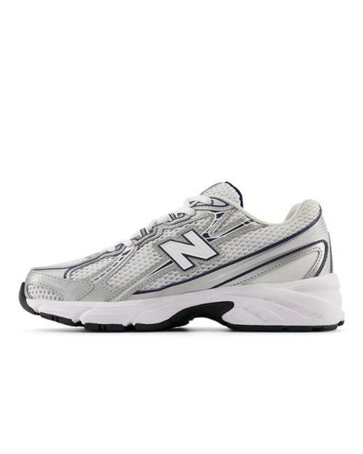 New Balance White 740