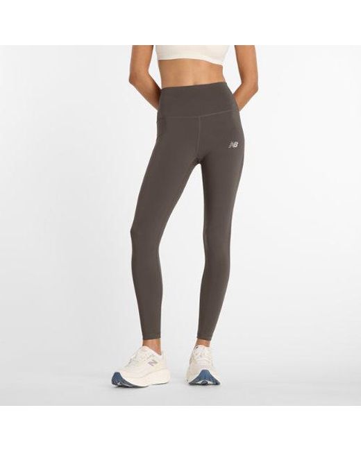 New Balance Gray Rc Legging 25"