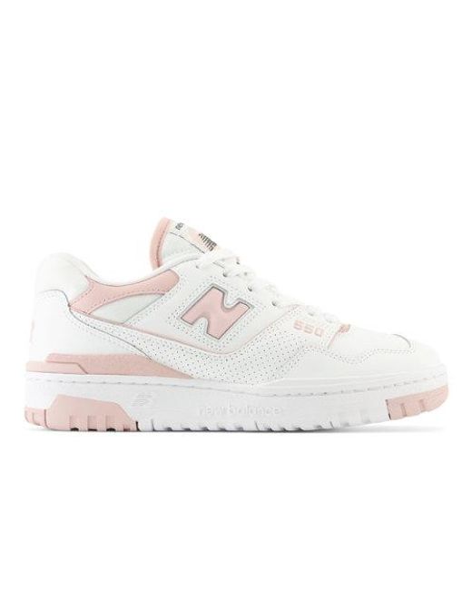 Femme 550 En, Cuir, Taille New Balance en coloris White