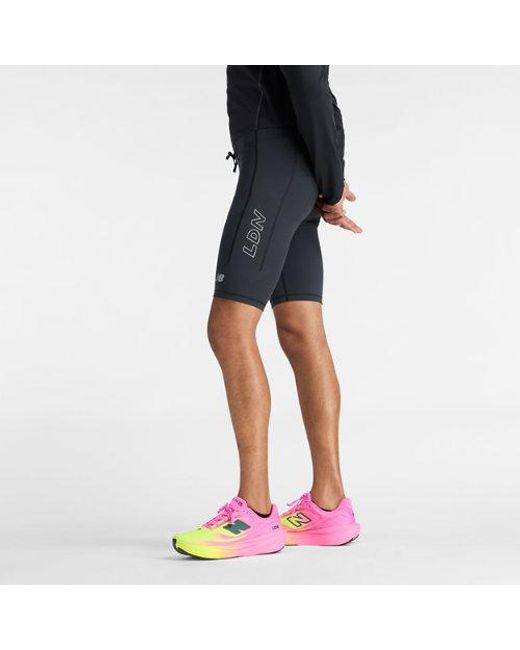 New Balance Blue London Edition Nb Sleek Pocket Half Tight 9" for men