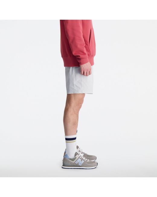Pantalones cortos athletics remastered woven New Balance de hombre de color Pink