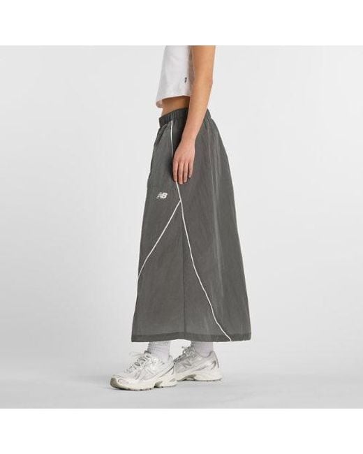 New Balance Gray Sport Legacy Skirt