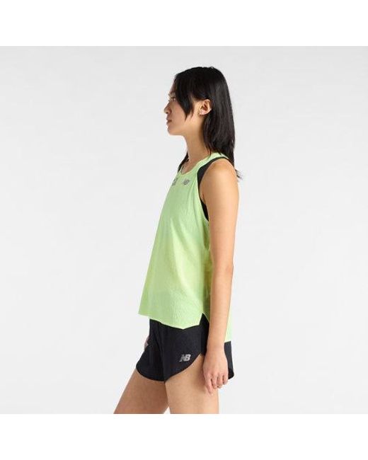 New Balance Green London Edition Race Day Ultra Light Singlet