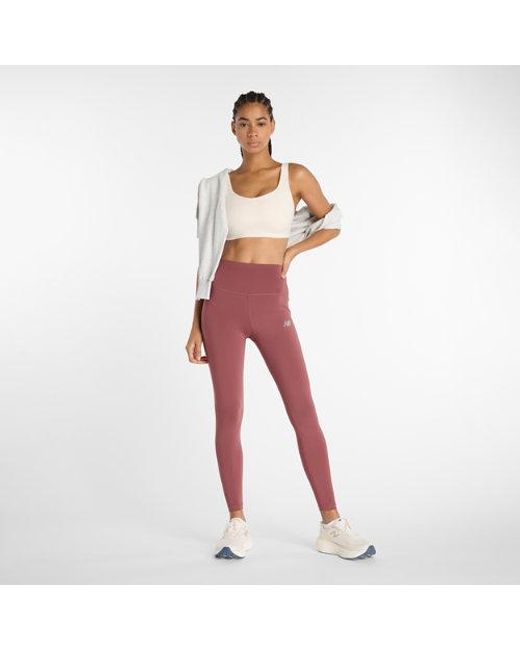New Balance Pink Damen Nb Harmony Yoga Bra