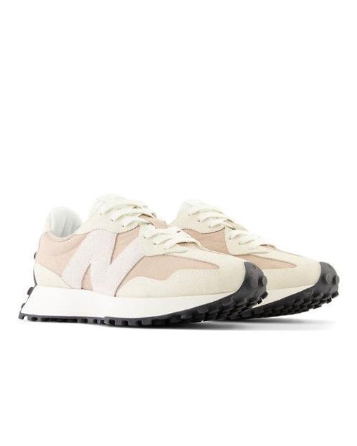 Mujer 327, Gamuza/Malla, Talla New Balance de color White