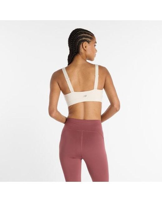 New Balance Pink Damen Nb Harmony Yoga Bra