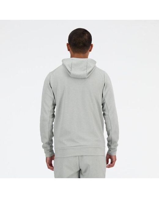 Homme Tech Knit Hoodie En, Poly Knit, Taille New Balance pour homme en coloris Gray