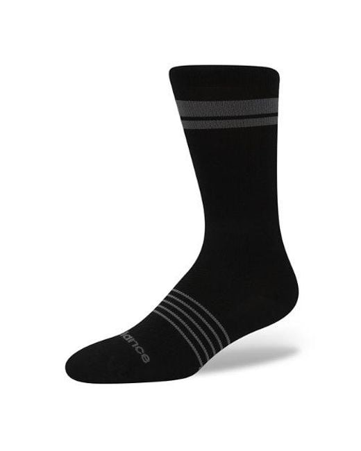 New Balance Black Pro Run Crew Socks 1 Pair
