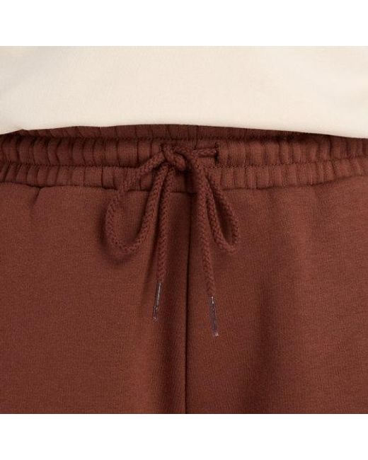 New Balance Red Linear Heritage Fleece Wide Leg Pant