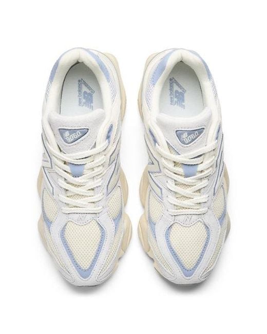 9060 En, Gamuza/Malla, Talla New Balance de color White